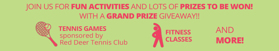 Alberta Young at Heart activities & prize giveaways.